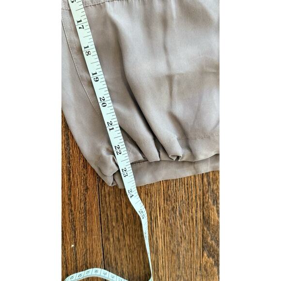 Theory Womens Silk Drawstring Buttoned Cropped Cargo Pocketed Pants Size 4 1749 - Picture 12 of 13